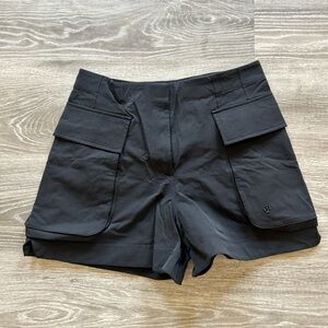 lululemon athletica Black Utility Cargo Shorts